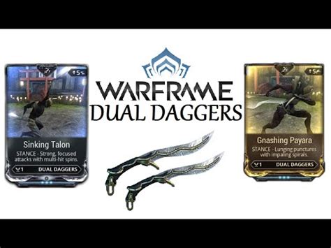 warframe best dual dagger stance.